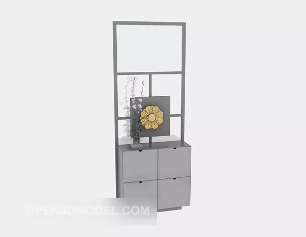 Large Space Of Hall Interior 3d model