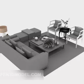 Modern Furniture Sofa Full Set 3d model