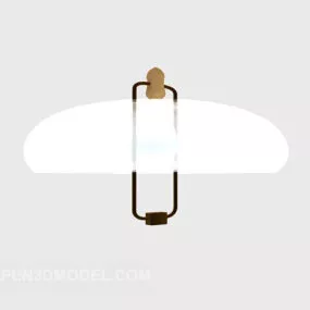 White Chandelier Lighting Furniture 3d model