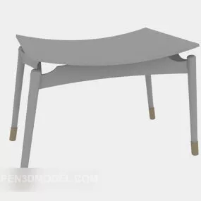 Wood Stool Furniture 3d model