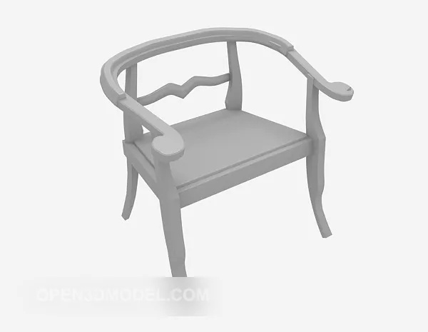 Chinese Style Chair Wood Material 3d model Chinese Style Chair Wood Material 3d model