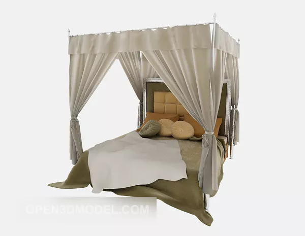 Banner Frame With Poster Frame 3d model