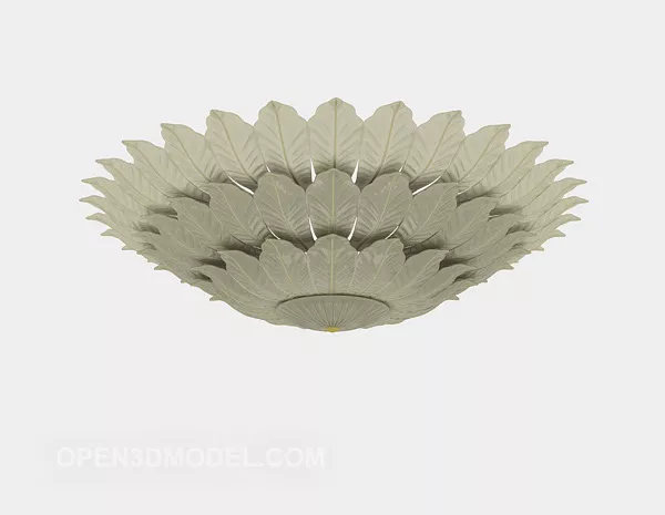 Home Stylized Round Ceiling Lamp 3d model Home Stylized Round Ceiling Lamp 3d model