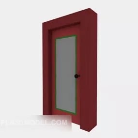 Wood Door Furniture 3d model