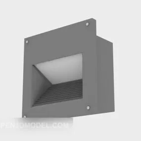 Spotlight Square Shade 3d model