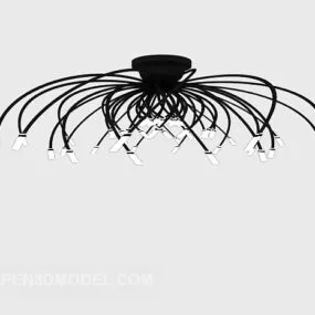 Wire Chandelier 3d model