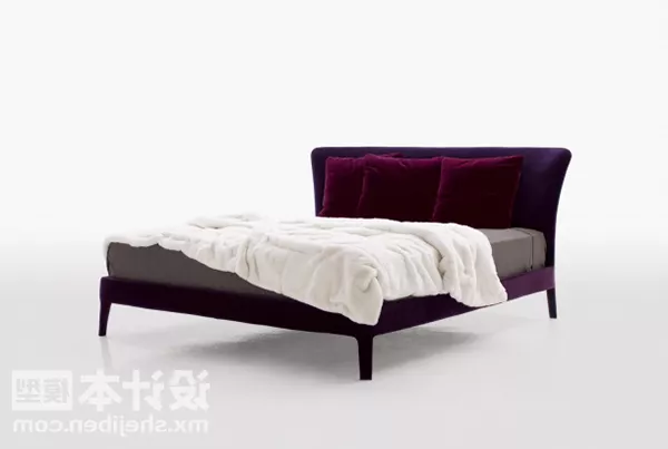 Double Bed Modern Design 3d model Double Bed Modern Design 3d model