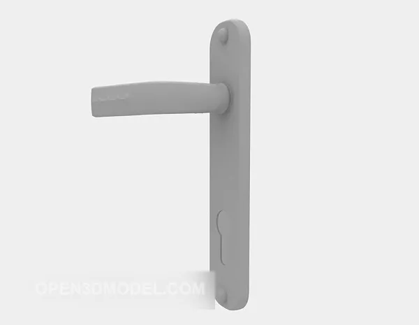 Old Brass Handle 3d model