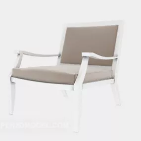 Wood Home Chair European Style 3d model
