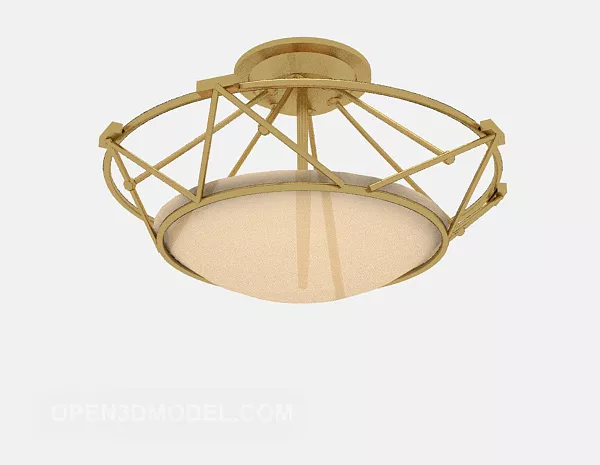 Brass Chandelier 3d model Brass Chandelier 3d model