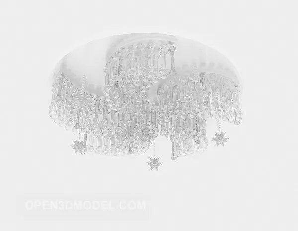 Japanese Paper Fan 3d model