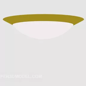 Ceiling Lamp Common Round Shade 3d model