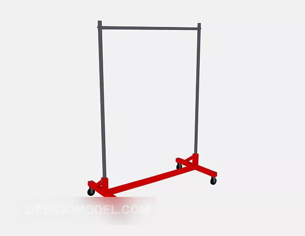 Hanger Door Mounted 3d model