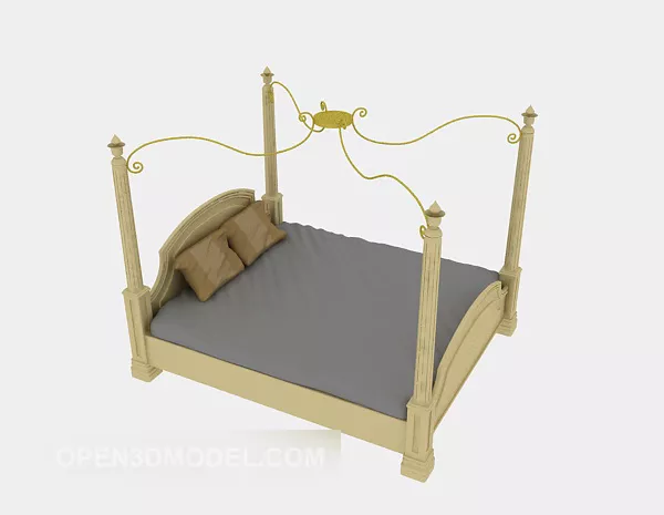 Creative Double Bed 3d model Creative Double Bed 3d model