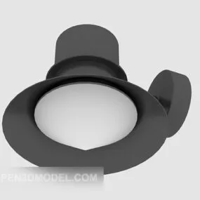 Wall Lamp Round Style 3d model