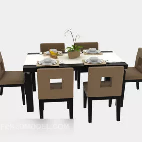 Dinning Table Furniture 3d model