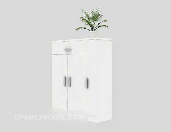 Hall With Lights 3d model