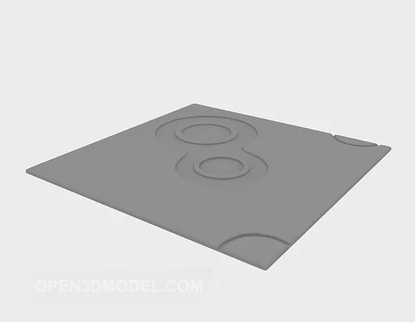 Carpet Grey Fabric 3d model Carpet Grey Fabric 3d model