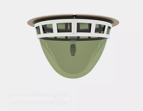 Elliptic Round Shade Chandelier 3d model Elliptic Round Shade Chandelier 3d model