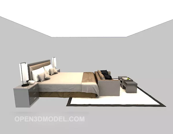 Carpet Butterfly Shape 3d model