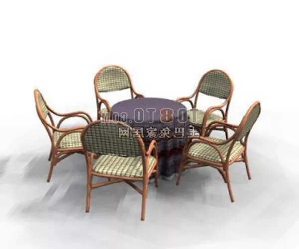Tea Set With Teapot Cup 3d model