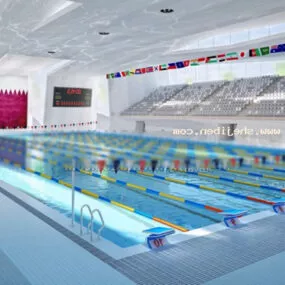 Stadium Pool 3d model