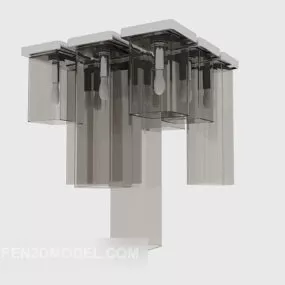 Glass Chandelier 3d model