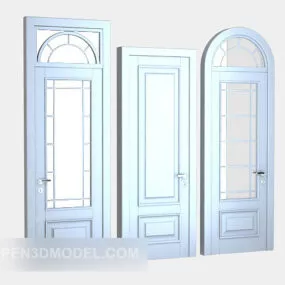 Stainless Steel Door Aluminum Frame 3d model