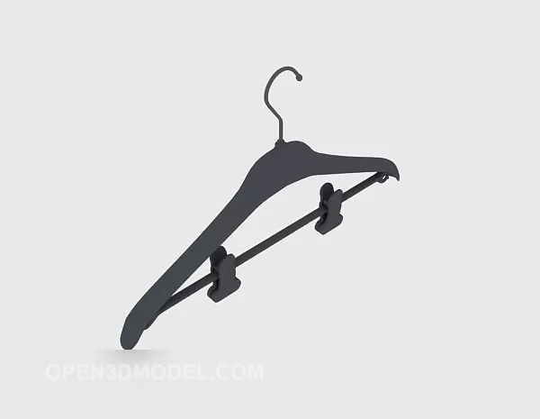 Hanger plastic 3d model Hanger plastic 3d model