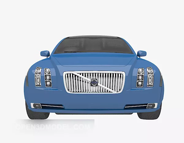 Car Blue 3d model Car Blue 3d model