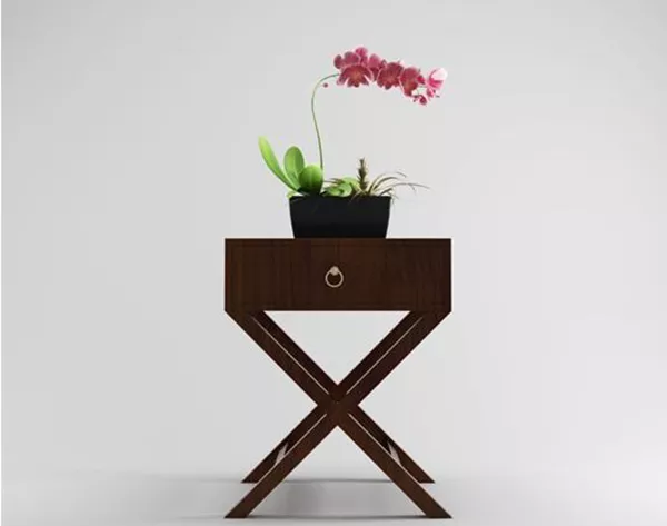 Chinese Bedside Table Wooden 3d model Chinese Bedside Table Wooden 3d model