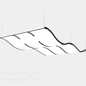Wave Shade Ceiling Lamp Chandelier 3d model