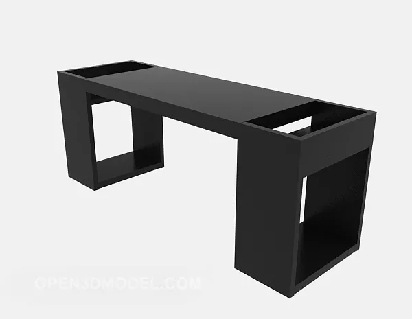 Chinese Dark Wood Table Furniture 3d model Chinese Dark Wood Table Furniture 3d model