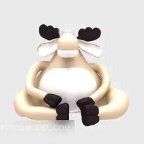 Children Deer Toys 3d model