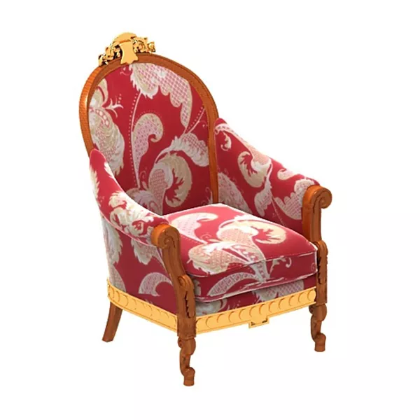Floral Sofa Texture 3d model Floral Sofa Texture 3d model