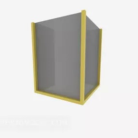 Chandelier Furniture Square Shade 3d model