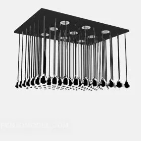 Chandelier Drop Circle Shade 3d model