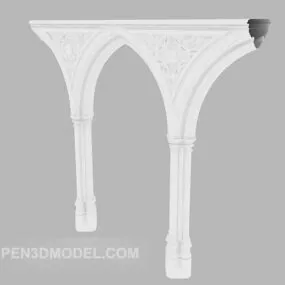 European Arch Component 3d model