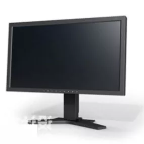 Tv With Y Leg Shaped 3d model