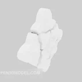European Carving Plaster Component 3d model