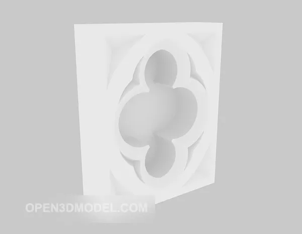 European Decor Plaster Component 3d model European Decor Plaster Component 3d model