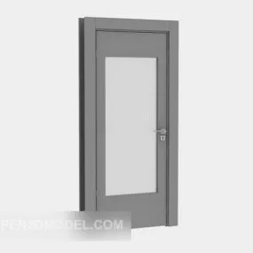Bathroom Grey Door 3d model