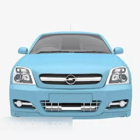 Car Blue Paint 3d model
