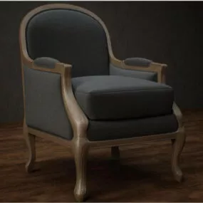 Sofa Chair European Style 3d model