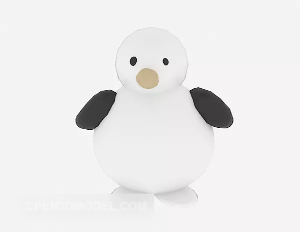 Penguin Stuff Toy 3d model Penguin Stuff Toy 3d model