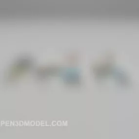 Magazine Books Pack 3d model