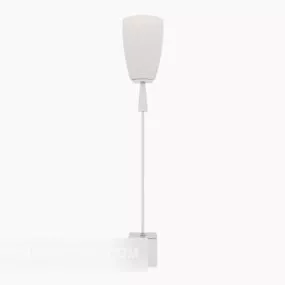 White Stylized Floor Lamp Furniture 3d model