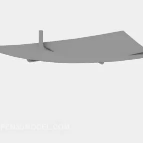 Ceiling Lamp Plate Shaped Shading 3d model