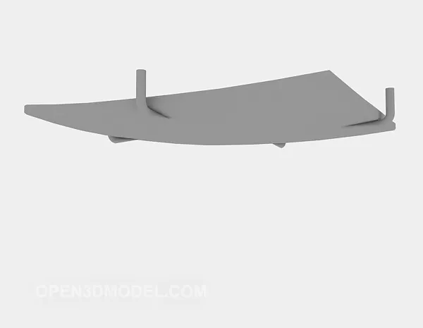 Ceiling Lamp Plate Shaped Shading 3d model Ceiling Lamp Plate Shaped Shading 3d model