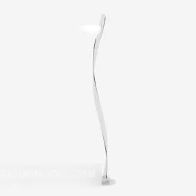 White Decor Floor Lamp Furniture 3d model
